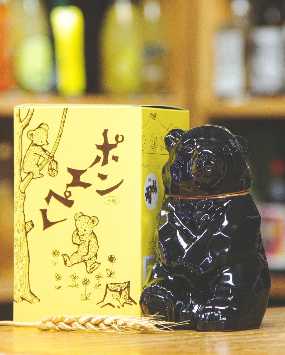 熊　涙型置物　76g 天候の変化で結晶の形が変わる しずく型のオブジェ Tempo Drop（テンポ