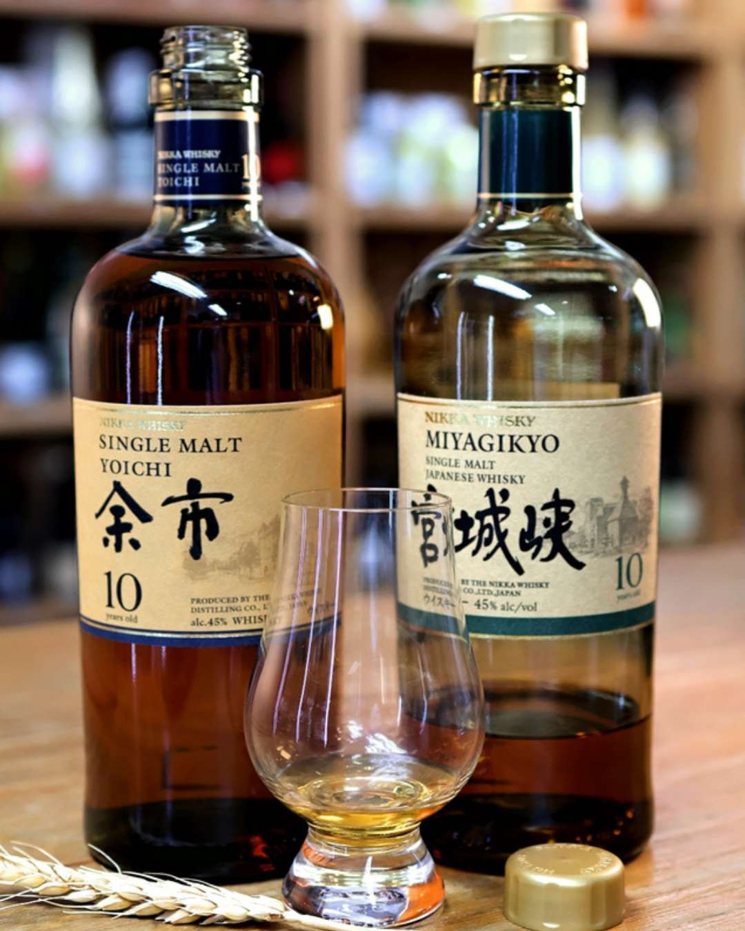 Nikka Whisky 余市・宮城峡 10年 セット 余市10年+ 宮城峽10年優惠套裝– 麥川日本酒