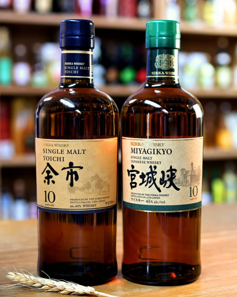 余市10年+ 宮城峽10年優惠套裝– 麥川日本酒